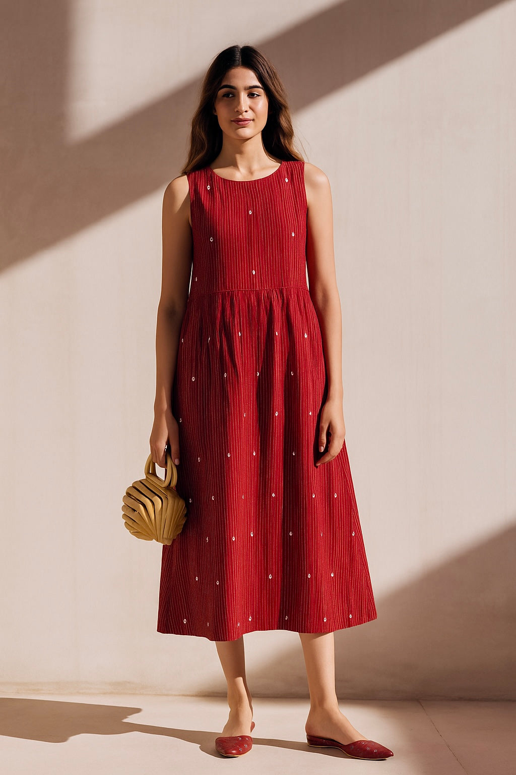 Samantha Ruth Prabhu for SAAKI Women Loom Jacquard Sleeveless - Main Image