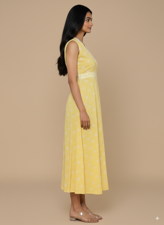 Lemonade Printed Dress