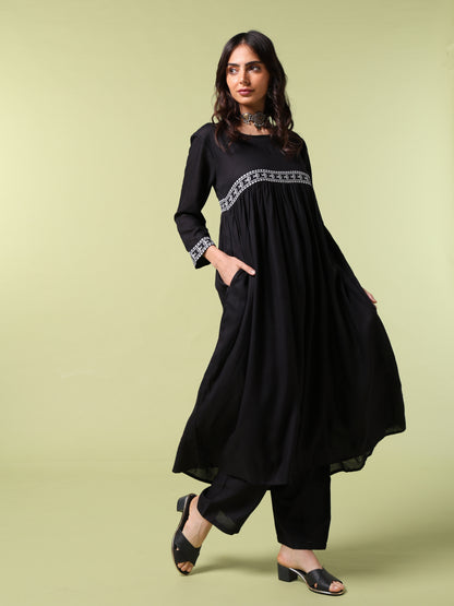 Autumn Yearn Midnight Grace Kurta