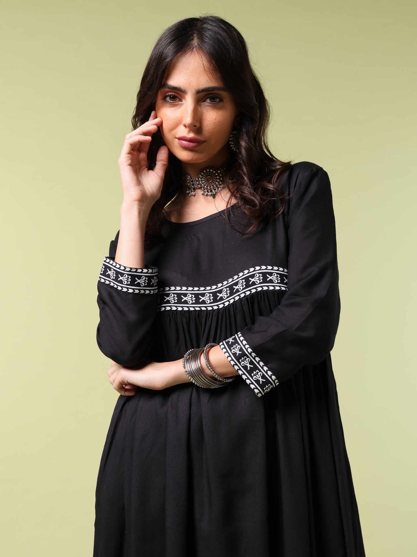 Autumn Yearn Midnight Grace Kurta