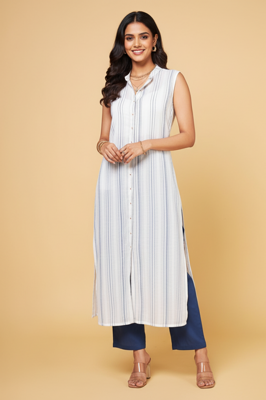 Home Folks White Kurta Set