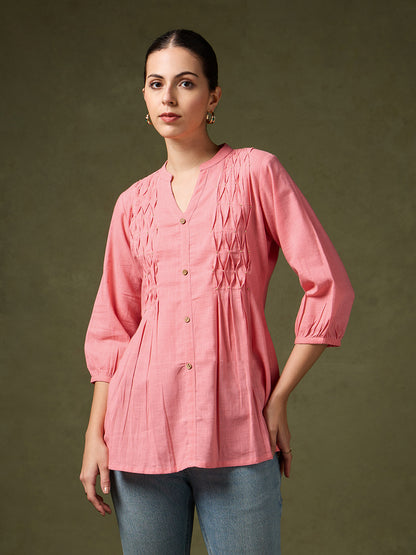 Blooming Elegance Pink Top