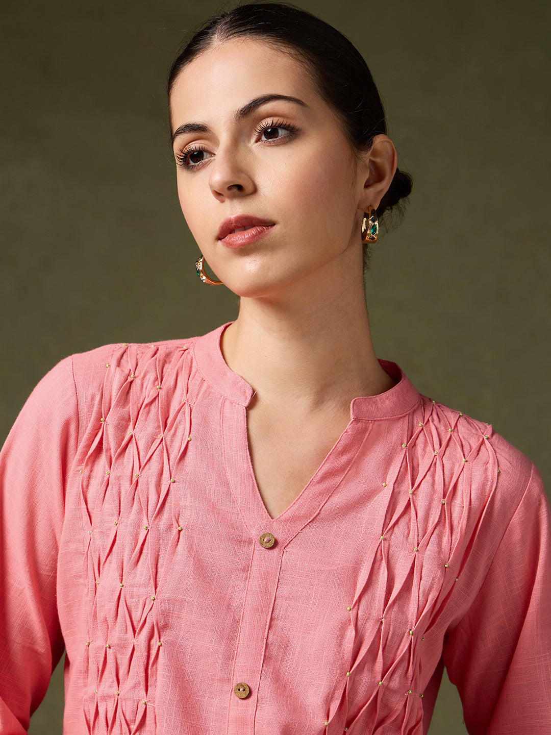 Blooming Elegance Pink Top