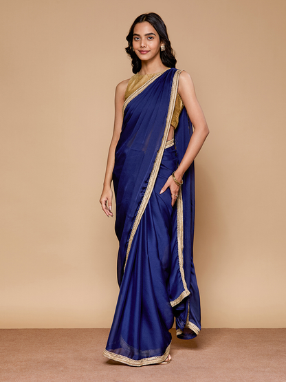 Regal Odessey Navy Saree