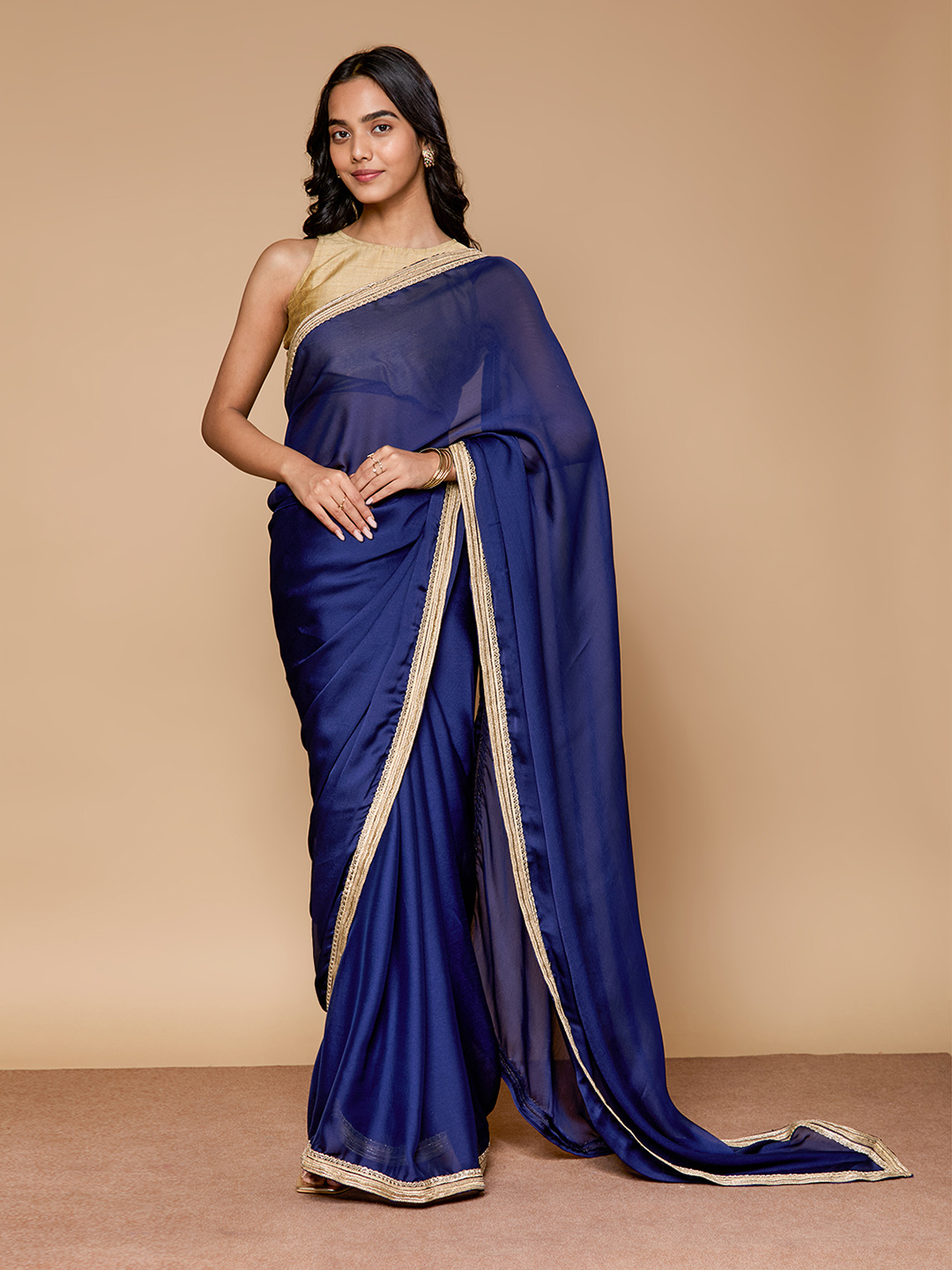 Regal Odessey Navy Saree