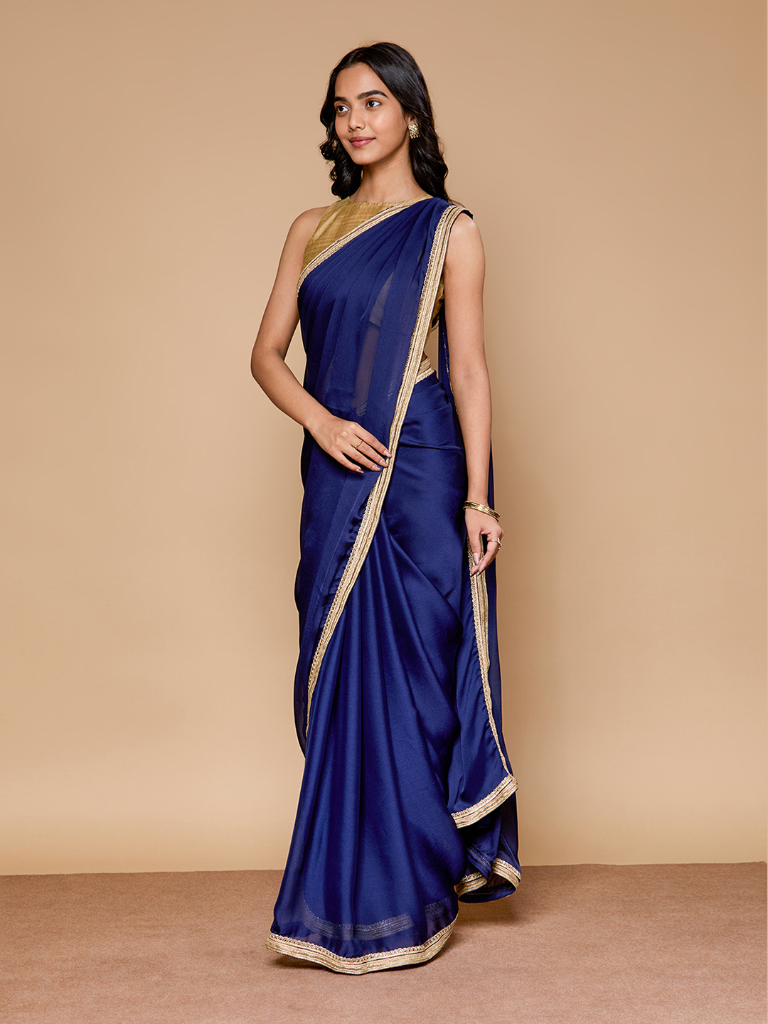 Regal Odessey Navy Saree