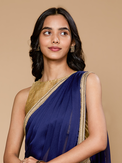 Regal Odessey Navy Saree