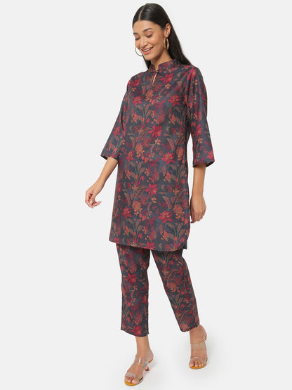 Hidden Mist Printed Kurti Set