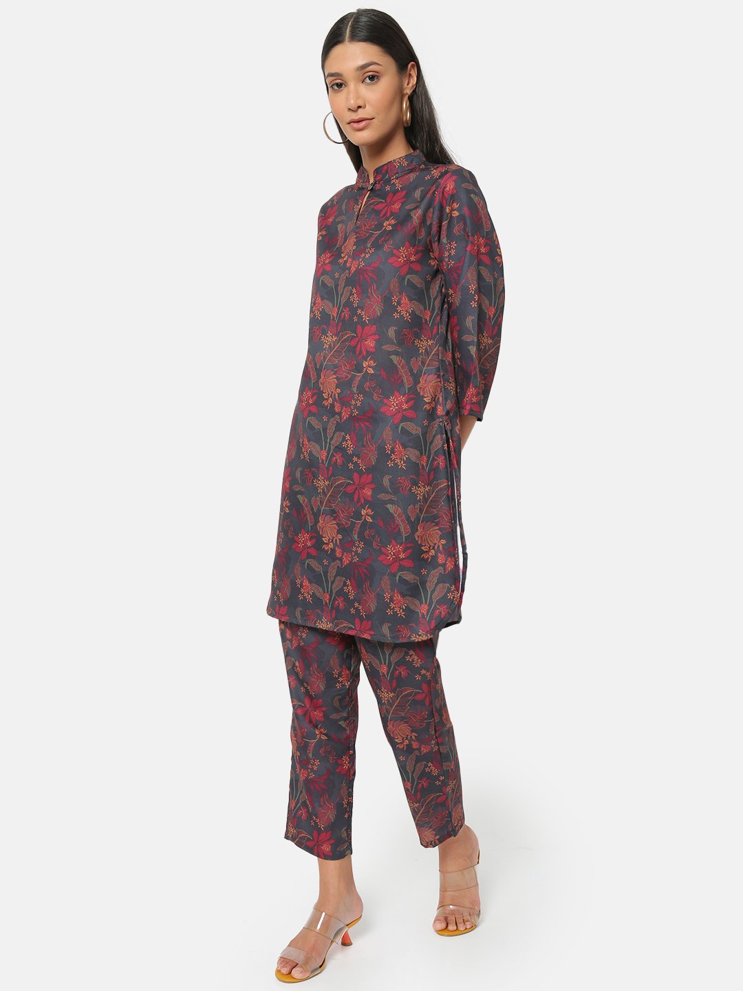 Hidden Mist Printed Kurti Set