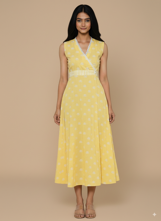 Lemonade Printed Dress