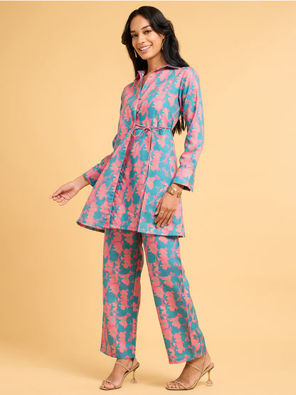 Home Folk All over print Vibrant Co-ord set