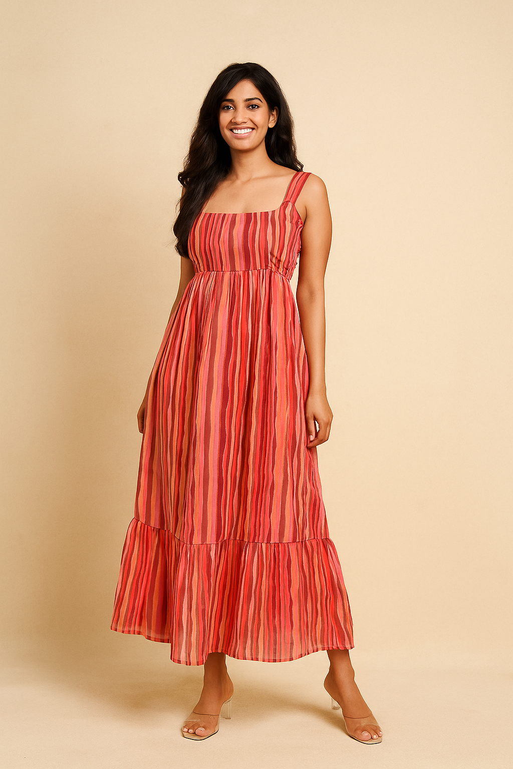 Inara Multi Color Striped Dress