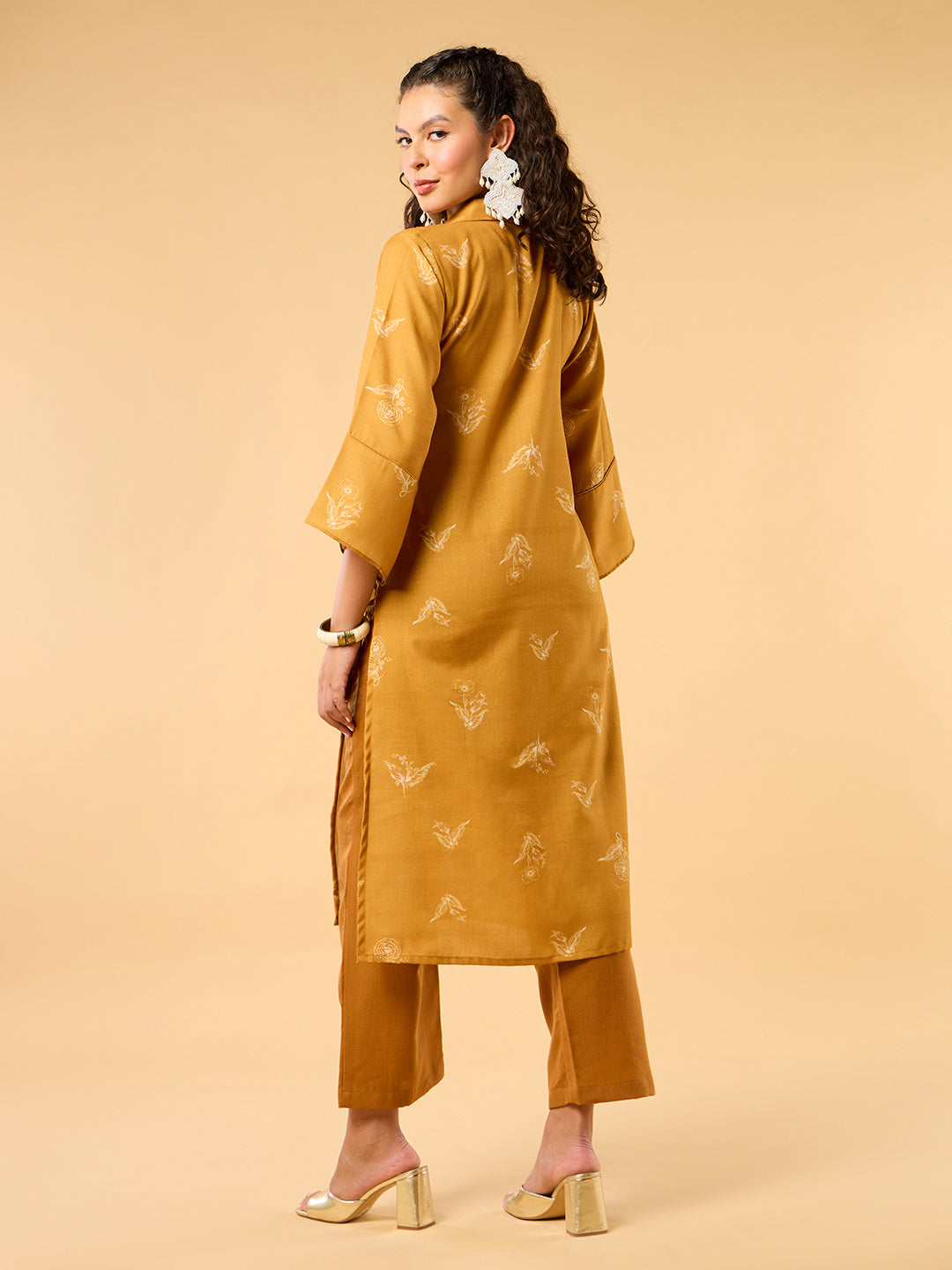 Shades of Summer Mustard Kurta Set