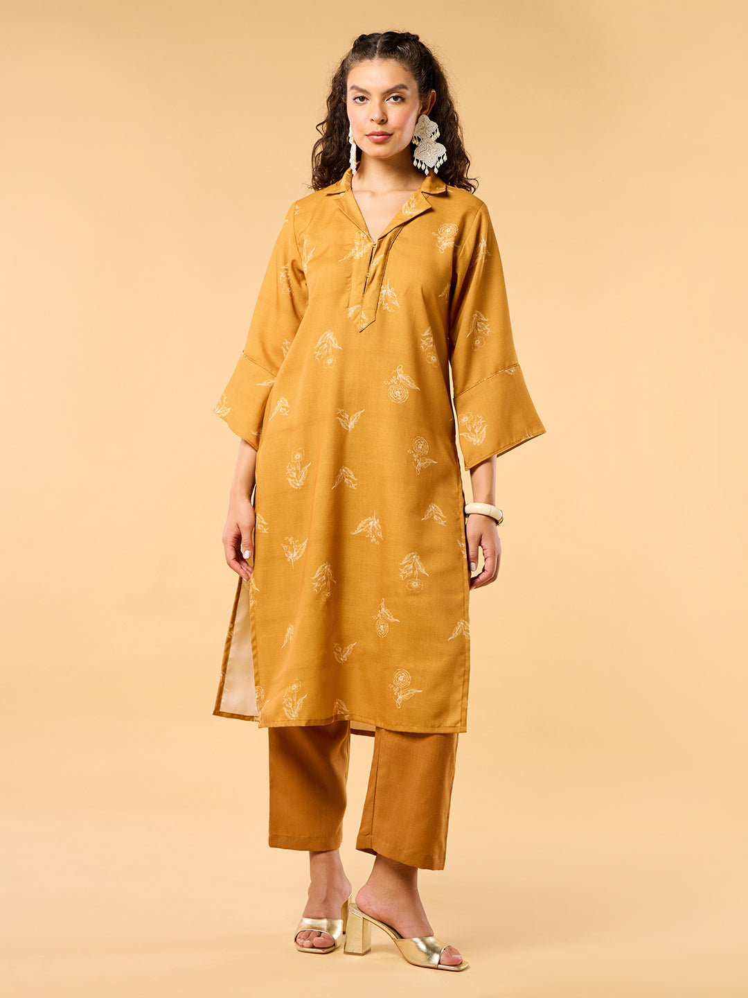 Shades of Summer Mustard Kurta Set