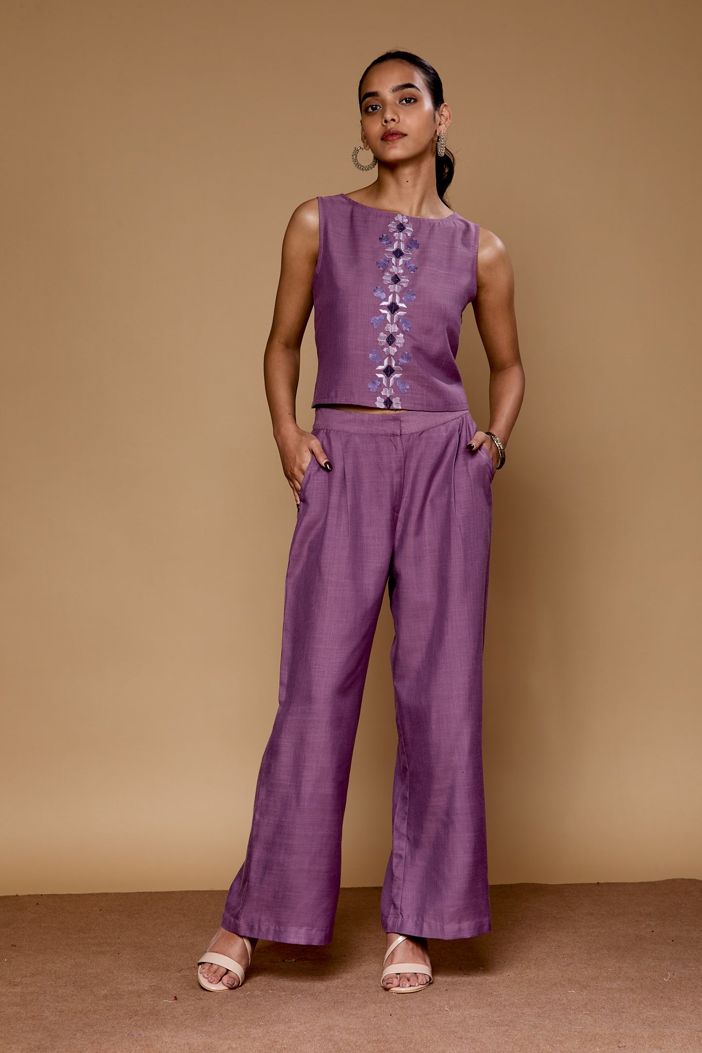 Oranate Oasis Purple Co-ord set