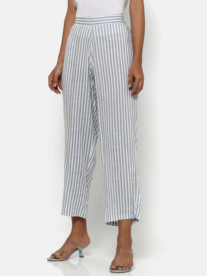 Wildflower Blue Stripe Trouser