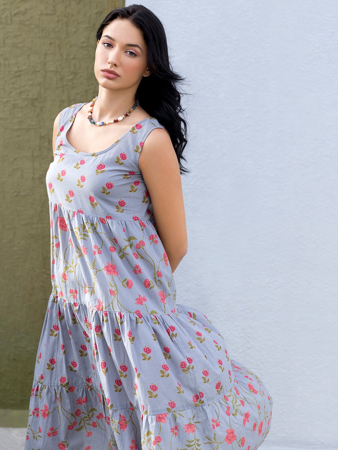 Blue_Printed_Dress_Outdoor (6996437696681)