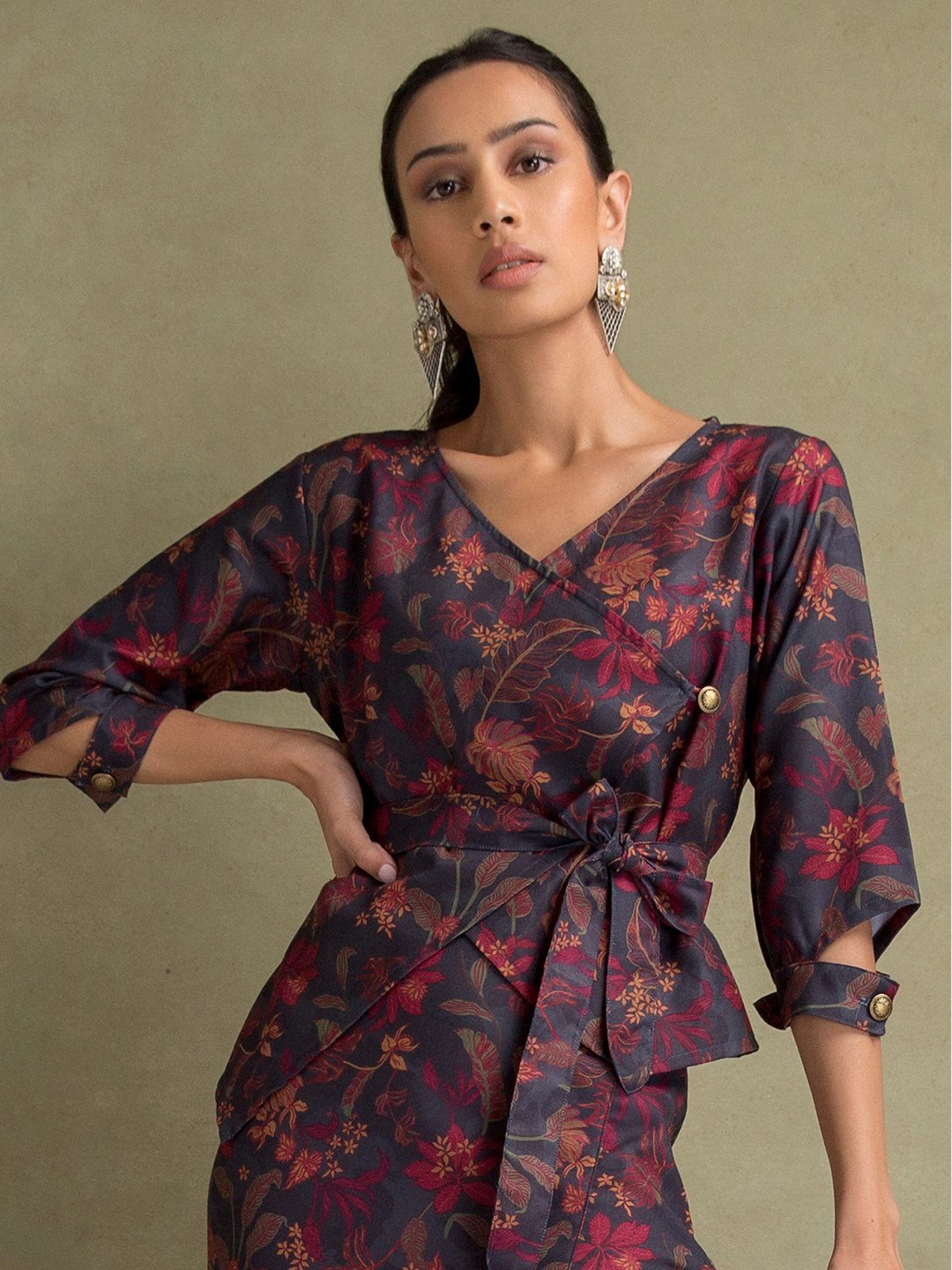 Saaki Women Hidden Mist Printed Top