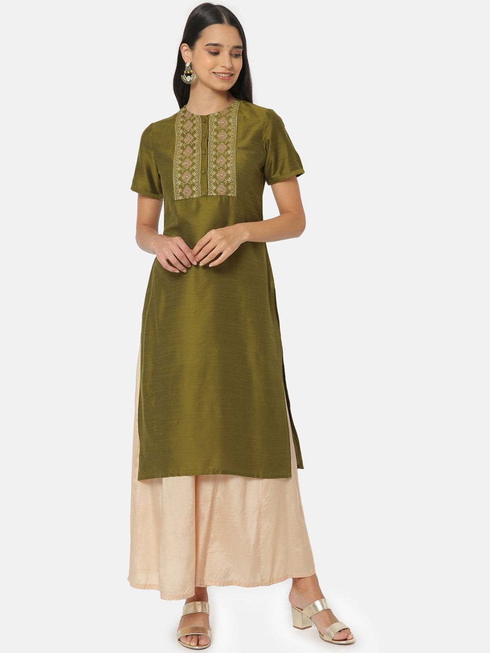 Green_Embroidered_Kurta_Front_Full_Shot_3 (6595633414313)