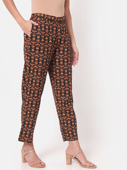 Malang Black Multi-Printed Trouser (7808301367527)