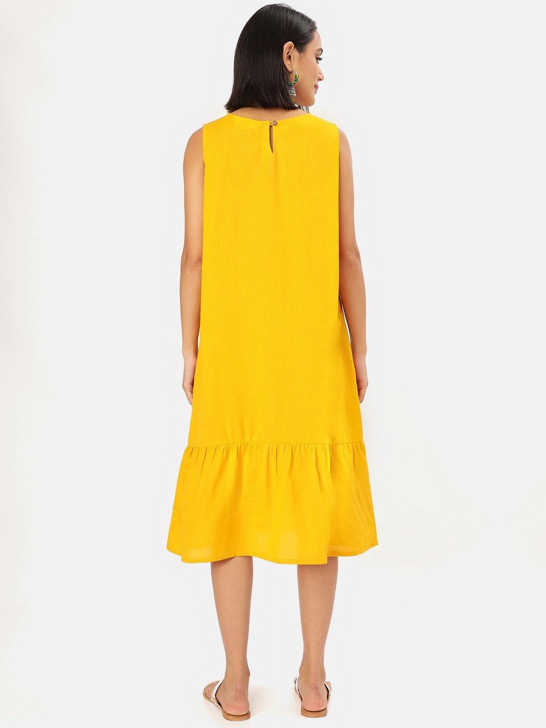 Mustard_Flared_Dress_Back_Full_Shot_1 (6390641164457)