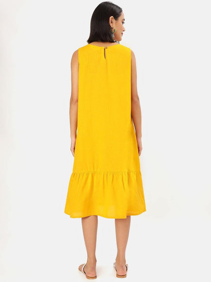 Mustard_Flared_Dress_Back_Full_Shot_1 (6390641164457)