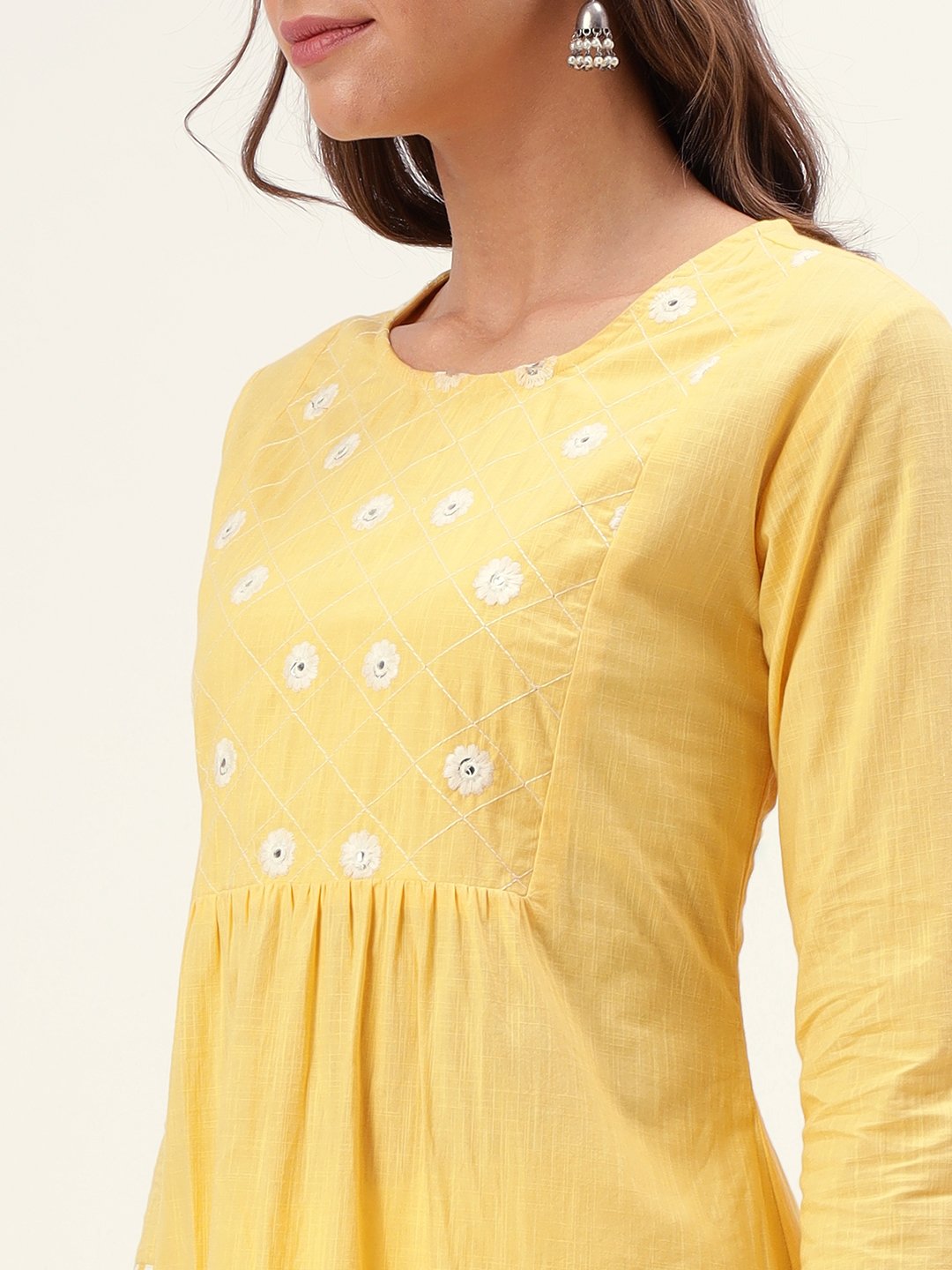 Lemonade Embroidered Kurta